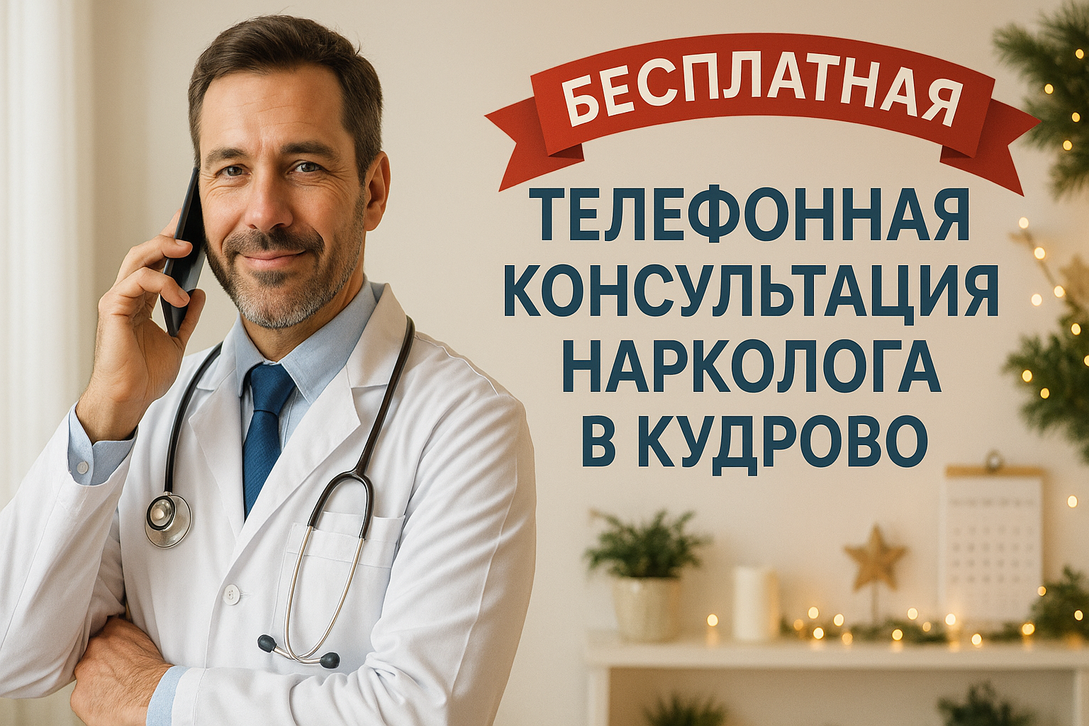 Бесплатная консультация нарколога по телефону в Кудрово