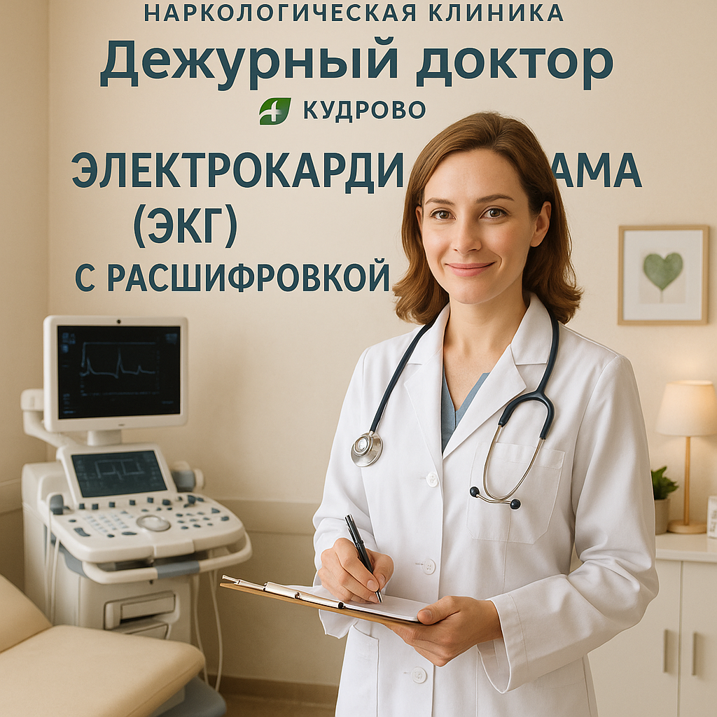 Электрокардиограмма (ЭКГ) с расшифровкой